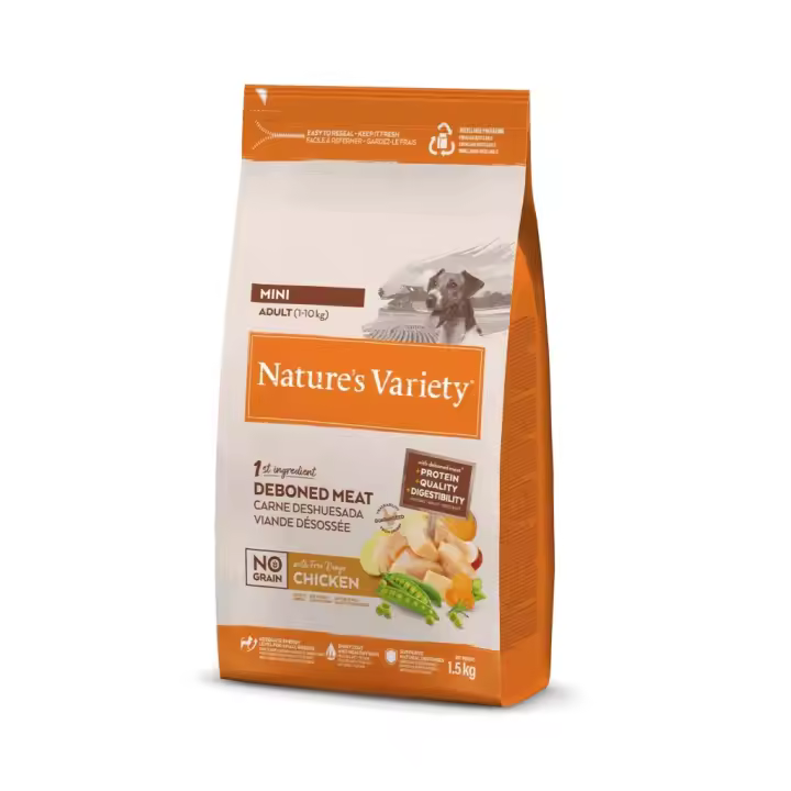 Nature's Variety No Grain Mini Pollo - Alimento para Perros Mini de Pollo - 1