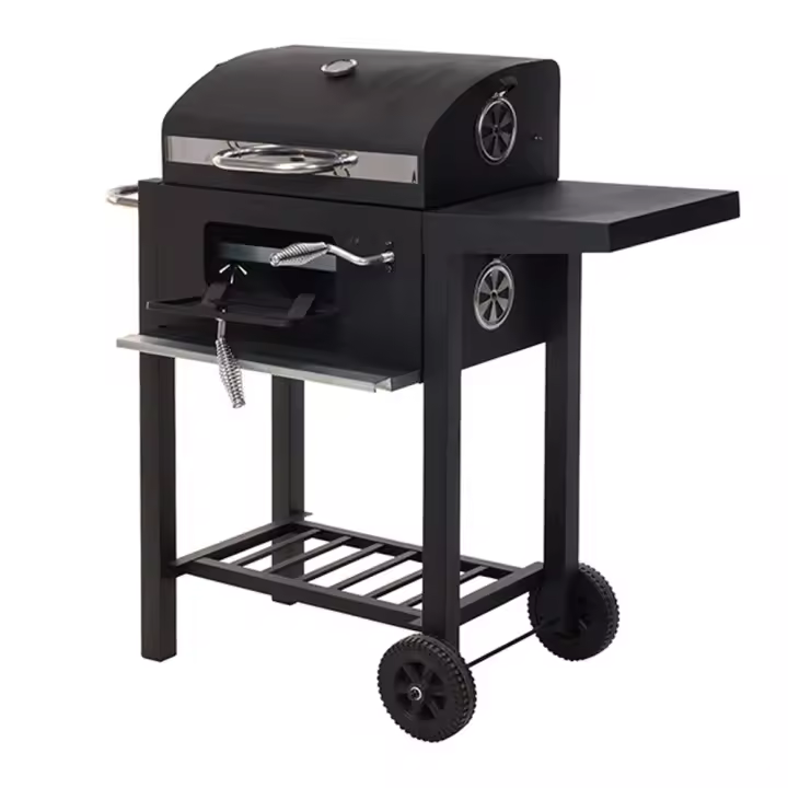 Vaggan Barbacoa de Carbón con Tapa 48,5x36x96cm - 1