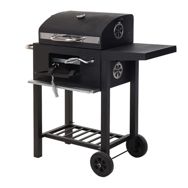 Vaggan Barbacoa de Carbón con Tapa 48,5x36x96cm - 1
