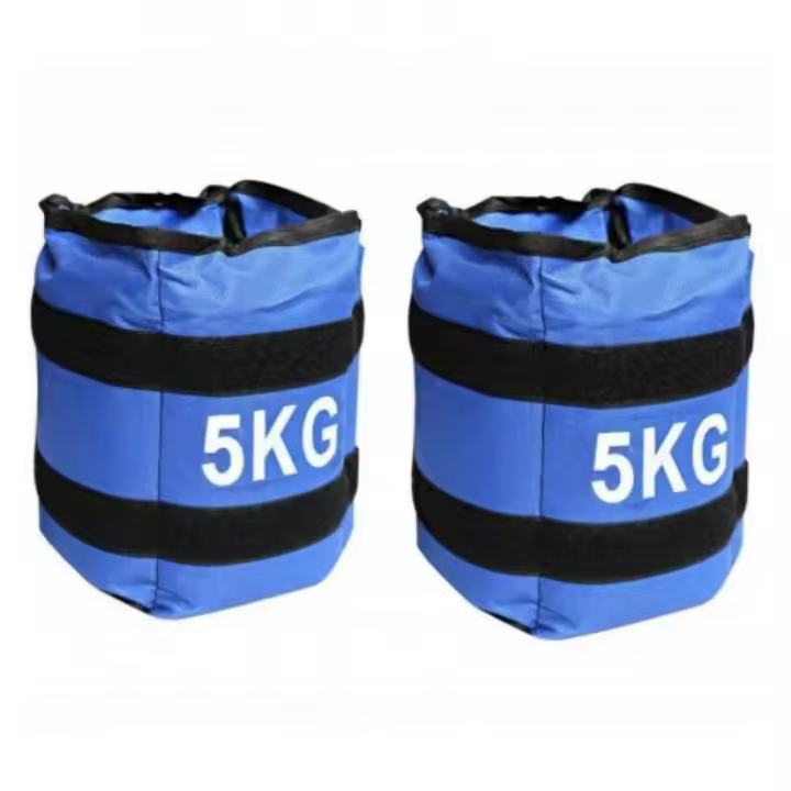 Coshano 2x Pesas para muñecas tobillos 5 kg totales 2,5 kg cada uno tobilleras, muñequeras deportivas gimnasio mancuernas - 1
