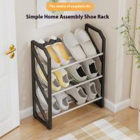Estante De Zapatos Simple Para Pasillo Fácil De Montar Espacio Ahorrador Trapecio Living Room Material Duradero Anti-Deslizante Resistente Al Polvo Y La Humedad - details 14