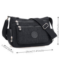 Bolso de hombro de nailon impermeable para mujer, bolsa de compras, informal, a la moda - details 0