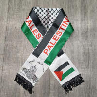 Pañuelo De Fútbol De 15x150cm Equipo De Palestina Estampado Digital En Seda Suave Bandera Personalizada Chaqueta De Moda - details 0