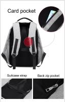 Mochila antirobo para hombre, Bolsa impermeable para portátil de 15,6 pulgadas, Mochila Escolar de gran capacidad, de diseño - details 12