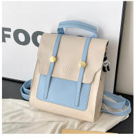 Nuevo bolso de mujer, nueva moda coreana, retro, simple, de color sólido, con hebilla de metal, mochila portátil de nicho - details 11