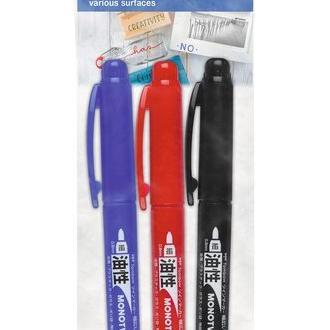 Tombow MONO Twin Marker Rot – Mit 2 Spitzen (0,4 Mm & 0,8 Mm) Für Präzises Markieren & Zeichnen