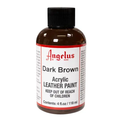 Angelus PINTURA CUERO Y POLIPIEL ANGELUS DARK BROWN 118 ML - 1