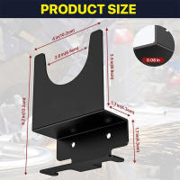 Soporte De Muro Para Mascarilla De Torno 2 Piezas Soporte De Almacenamiento Para Herramientas Y Pulidora Resistente Al Rusticidad Para Hogar Y Tiendas - details 5