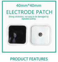 Parche De Electrodo Adhesivo Self Adhesive Para Masajeador Digital Tens 4*4cm Reemplazo De Parche De Nervio Non-woven - details 0
