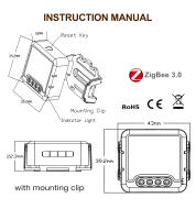 Interruptor Inteligente De Luz Girier Tuya ZigBee 3.0 Sin Cable Neutro Requiere Trabaja Con Alexa Google Home Soporte 2 Modos De Control - details 12