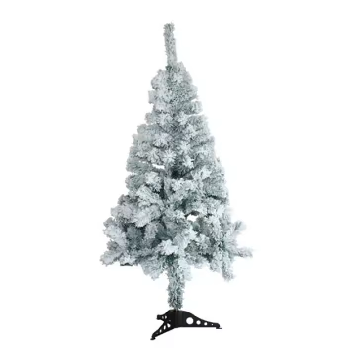 Árbol de Navidad de Nevada Artificial con Nieve PVC blanca de alta calidad varios tamaños - Gerimport - 1