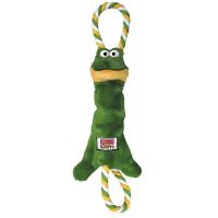 KONG Tugger Knots rana de peluche con sonido para perros S/M - details 2
