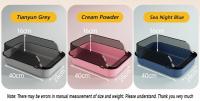 Caixa De Arenero Para Gatos Con Lomo Alto Y Anti-salpicaduras Con Escoba Para Limpieza Suministros Para Mascotas De Plástico - details 10