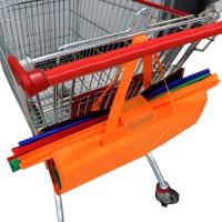 4 Bolsas para comprar en el supermercado, bolsas para colocar en el carro de la compra reutilizables y plegables - details 5
