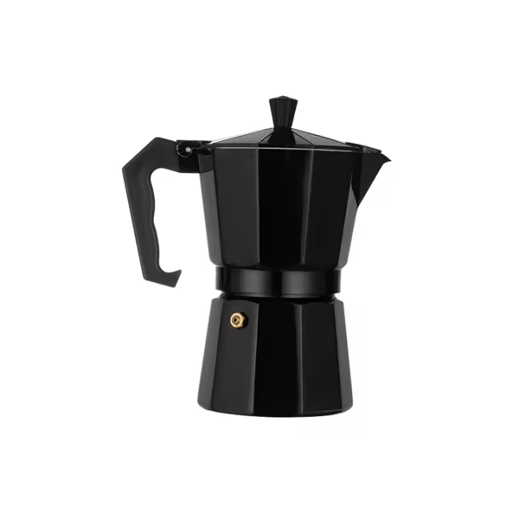 Máquina de café italiana, capacidad para 6 tazas, adecuada para estufas de gas, eléctricas y de cerámica, mango ergonómico, válvula de seguridad, interior fácil de limpiar. - 1