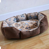 Alfombra De Cama Para Perros Pequeños Y Gatos Suave Y Cálida De Terciopelo Con Estilo Sofá Ideal Para Descansar En Casa - details 3