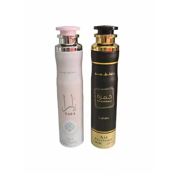 Pack Ambientadores Lattafa Yara Rosa y Khamrah - 300ml X 2 Unidades - 1
