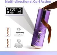 Cordless Auto Curler - Rizador automático recargable para rizos u ondas,Rizador Automático, Rizador de Pelo Inalámbrico Rizador de Cabello Portátil Profesional, 6 Temperaturas y Temporizador, Recargable USB, Rizador Inteligente Anti-escaldado - details 2