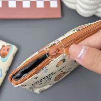 Monedero Mini Portátil De Capybara Lindo Impermeable Para Almacenamiento Cofia De Llaves Pequeña Monedero Para Adultos De Cuero - details 11