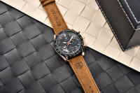 Reloj De Pulsera Deportivo De Lujo Para Hombre BENYAR Con Correa De Cuero Resistente Al Agua Y Al Choque Cronógrafo De Cuarzo Reloj Militar - details 28