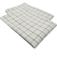 Toalla De Cocina 2pcs/set Teléfono De Algodón Duradero 40x60cm Estilo Europeo Rayado Y Plaid Para Limpieza De Platos Y Mesa - details 1