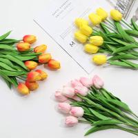 10PCS Flores Artificiales De Tulipán Toque Real Para Scrapbooking Vaso Para Decoración De Hogar Y Boda Arco De Rosas Para Jardín Guirnalda Regalo Para Mamá Bouquet - details 18