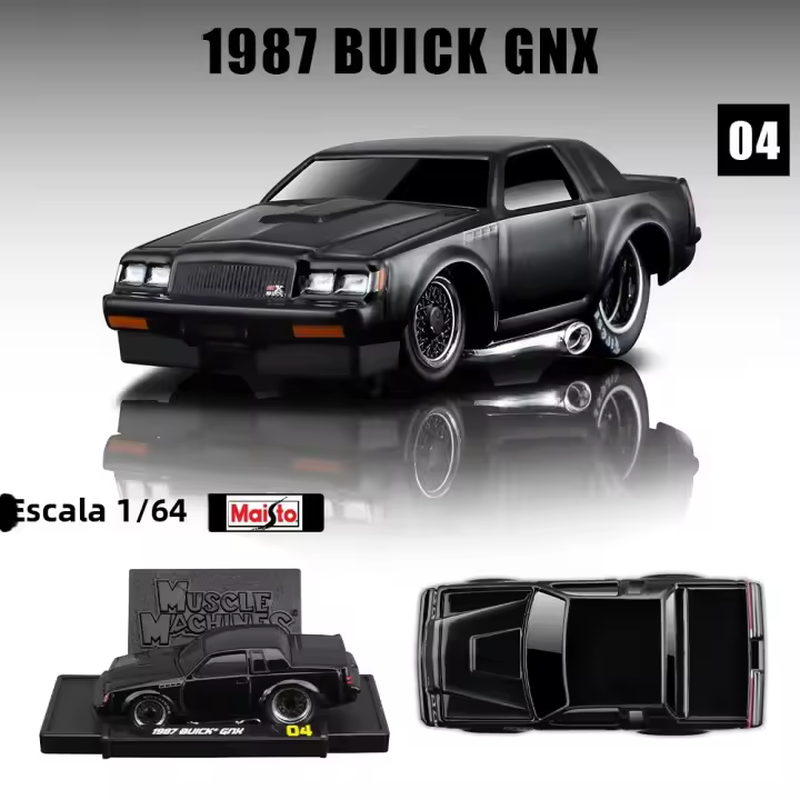 Maisto 1:64 Audi Sport Quattro 1986 Chevrolet 454 Datsun Clásico Modelo Estático De Coche De Aleación Para Colección Y Juguete - 1