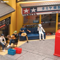 Kicarmod Kit De Mesa Y Silla De Sofá a Escala 1/64 Paquete Con Escenas Arquitectónicas Y Modelos De Coches a Escala Compatible Para Juegos De Figuras De Acción - details 2