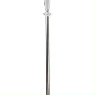 Lámpara de Pie MF213, Metal, Plata, 40x40x164 cm - 1