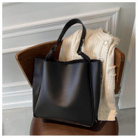 Bolso De Hombro Para Mujer Estilo Retro Minimalista Y Elegante 2025 Nueva Gran Capacidad Bolsa De Bajo El Brazo Estilo Japonés Bolsa De Comercio - details 35