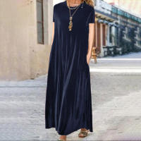Vestido Largo De Cuello Redondo En Velours Dorado Para Primavera Estilo Europeo Y Americano Ajustado Con Decoración De Salón De Oficina - details 2