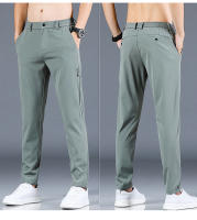 Pantalones De Golf Para Hombre Primavera Otoño Corte Slim Ajustados De Alta Calidad Elásticos Moda Versátiles Casual Transpirables Tres Colores - details 7