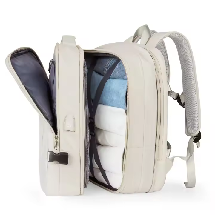 Mochipa de viaje likros para mujeres con USB expansible Weekender de senderismo para hombres portátil 40l impermeable - 1