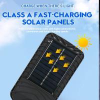 Lámpara Solar Exterior IP65 Con Sensor COB 108 LED Para Jardín Patio Camino 3 Modos De Iluminación Control Remoto Resistente Al Agua - details 4
