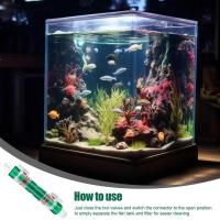 Válvula De Control De Flujo Para Filtro De Acuario Con Conector De Liberación Rápida 12/16mm Accesorios De Reemplazo Para Tanque De Peces - details 0