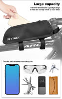 Bolsa De Marco De Bicicleta PHMAX Gran Capacidad Impermeable Accesorios De Bicicleta Para Ciclismo Negro Adecuado Para Mountain Bike Y Road Bike - details 8