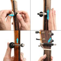 Capó De Guitarra Rodante Sliding Capo Para Músicos Fácil De Ajustar Conjunto De Palillos De Guitarra Colorido Disponible - details 9
