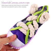 Juguete Masticable Para Perros Forma De Zapatilla Divertida Juguetes Interactivos Para Morder Y Limpiar Los Dientes De Tu Mascota - details 3