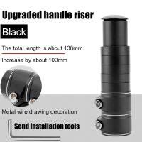 Aluminio Riser Extensor De Manillar Para Bicicleta Aleación De Aluminio Fork Manillar Subir Adaptador De Cabeza De Manillar Ciclismo - details 12