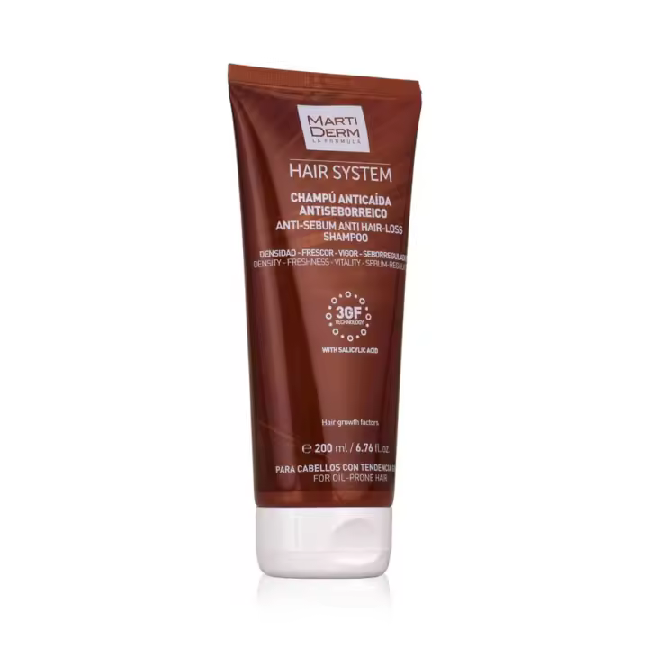 Martiderm Champú Anticaída Antiseborreico 200 ml - 1
