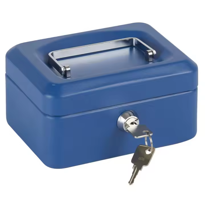 ARREGUI Elegant Caja Caudales con Llave para Contar y Transportar Dinero | Caja de Seguridad de acero con bandeja interior | Caja fuerte portatil - 1