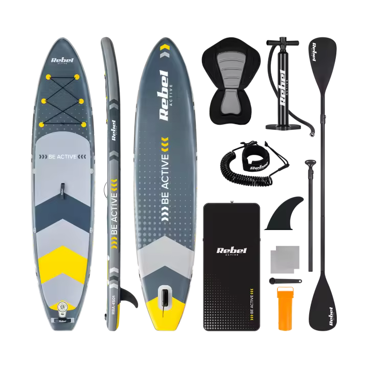 Tabla de SUP hinchable con asiento para nadar 350 cm, juego de remos - 1