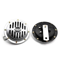 Bocina Eléctrica AD 12V De Color Cromo De Aluminio Para Coches Camiones Y Motocicletas Accesorios Con Sonido Super Fuerte - details 8