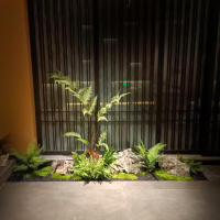 Hojas Dearenal Artificiales 33-48cm Para Decoración De Oficinas Y Hogares Accesorios Para Paredes De Plantas Persa Material De Plástico Para DIY - details 10