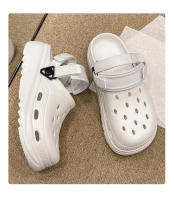 Zapatillas De EVA Para Hombre Y Mujer Slip-On Con Agujeros Calzado Casual Grueso Para Exteriores Antideslizantes Verano - details 10