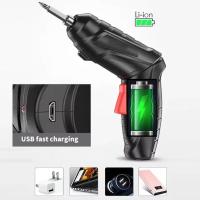 Mini Destornillador Eléctrico Sin Cable Para Mantenimiento Doméstico Y Reparación Con Batería De Litio 500mAh Voltaje 3.6V Torque Máximo 3.5 - details 1