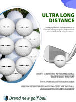 Bolas De Golf Caiton pro Torneo - 4 Capas Structure Material DuPont Surlyn Aumenta La Distancia En 30 Jardas (12/6/3 Pack) - details 2