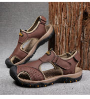 Sandalias De Verano Para Hombre Zapatos Planos Casuales Cómodos Y Antideslizantes Sandalias De Playa Ligeros Con Cordones Material Superior De Cuero Artificial Y Suela EVA - details 17
