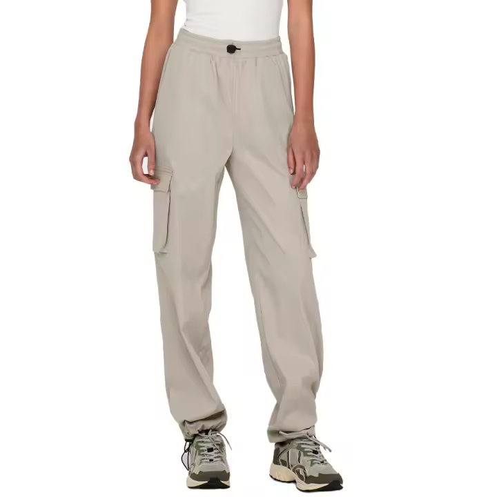 Ropa mujer Pantalones Only Pantalones Cargo Cashi Beige - 1