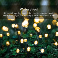 Luz De Cadena Solar LED 20-300 Para Jardín Inalámbrica Impermeable 3V Guirnalda Para Navidad Y Fiestas Decoración De Hogar - details 3